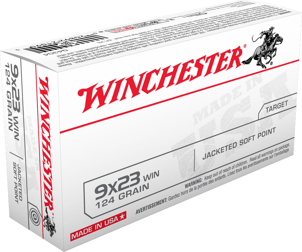 WINCHESTER 9X23WIN 124GR JSP