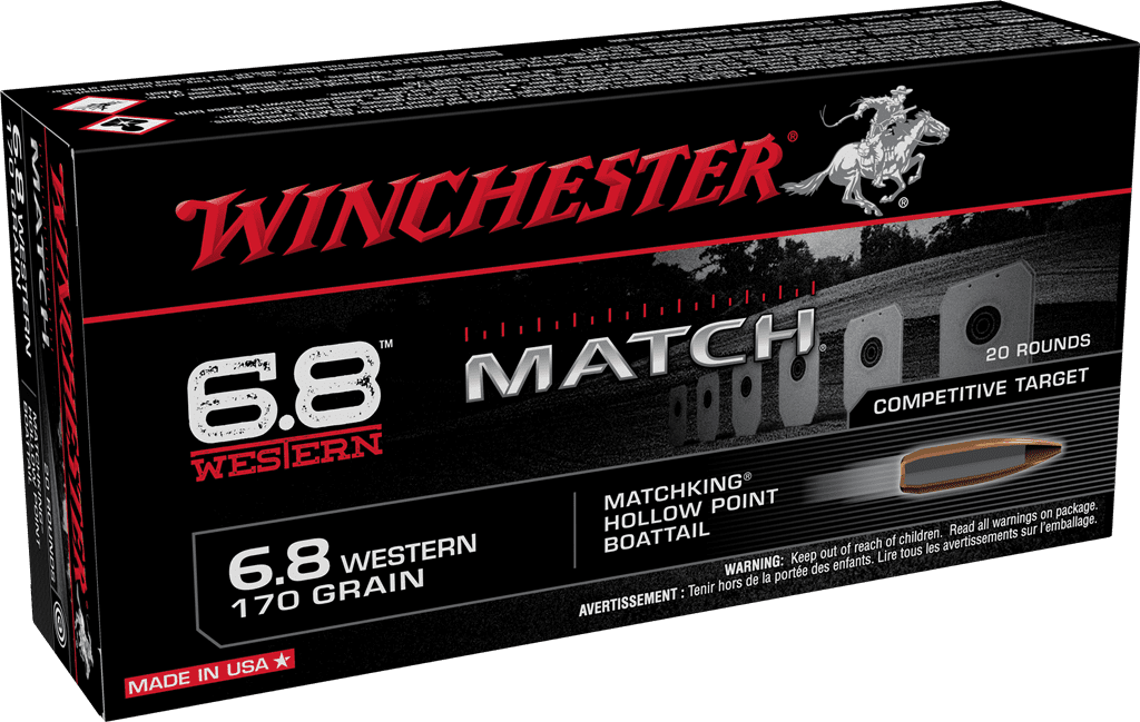 WINCHESTER 6.8WSTRN 170G MTCH BTHP