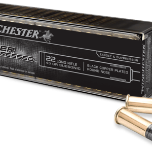 WINCHESTER SUPER SUPPRSD 22LR 40G SUB SONIC 100RD/BX