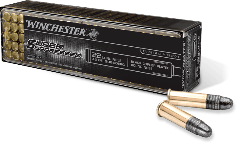 WINCHESTER SUPER SUPPRSD 22LR 40G SUB SONIC 100RD/BX