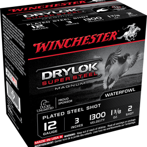 WINCHESTER DRYLOK SUPER STL 12G 3" #2 1-3/8OZ 25/250