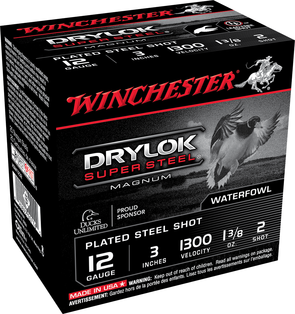 WINCHESTER DRYLOK SUPER STL 12G 3" #2 1-3/8OZ 25/250