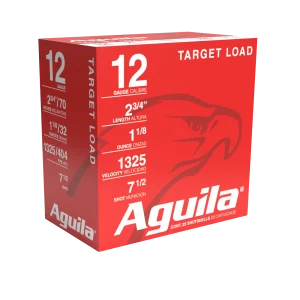 AGUILA 12G 2 3/4" 1-1/8 HV 7.5 25RD BX 10 BXS PER CS