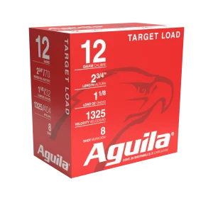 AGUILA 12G 2 3/4" 1-1/8 HV #8 25RD BX 10 BXS PER CS