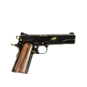 KIMBER 1911 BLACK GOLD 45ACP 5" 24KT GOLD INLAY 1-7RD 1-200 MADE