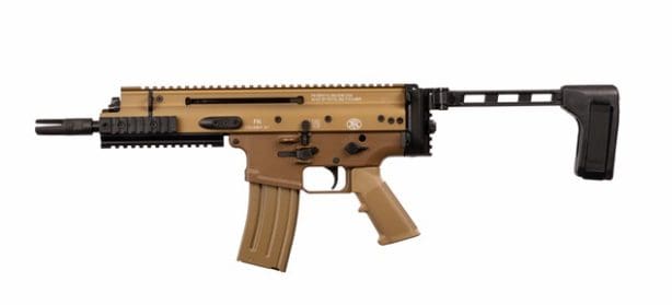 FN SCAR 15P VPR 5.56 7.5" FDE W/ SBT BRACE 1-30RD MAG