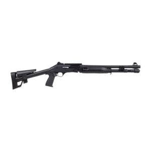 PANZER ARMS M4 SPEED 12G SA 18.5" STANDARD BLACK W/ FIXED SKELETON STOCK 5RD