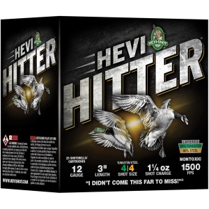 HEVI-SHOT HEVI-HITTER 12GA 3IN 1-1/4OZ BB TUNGSTEN/STEEL 25 RD/BX 10 BX/CS