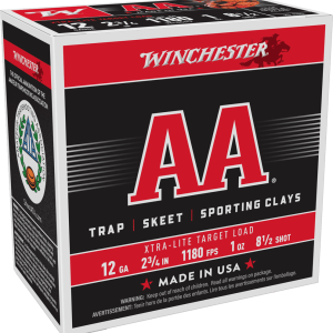 WINCHESTER 12 GA 2-3/4" #8.5 AA XTRA-LIGHT TARGET 1 OZ 25 RD/BX 10 BX/CS