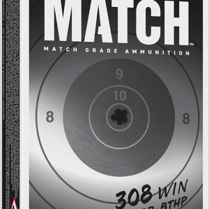 WINCHESTER 308 WIN MATCH HPBT 168 GR 20 RD/BX 10 BX/CS