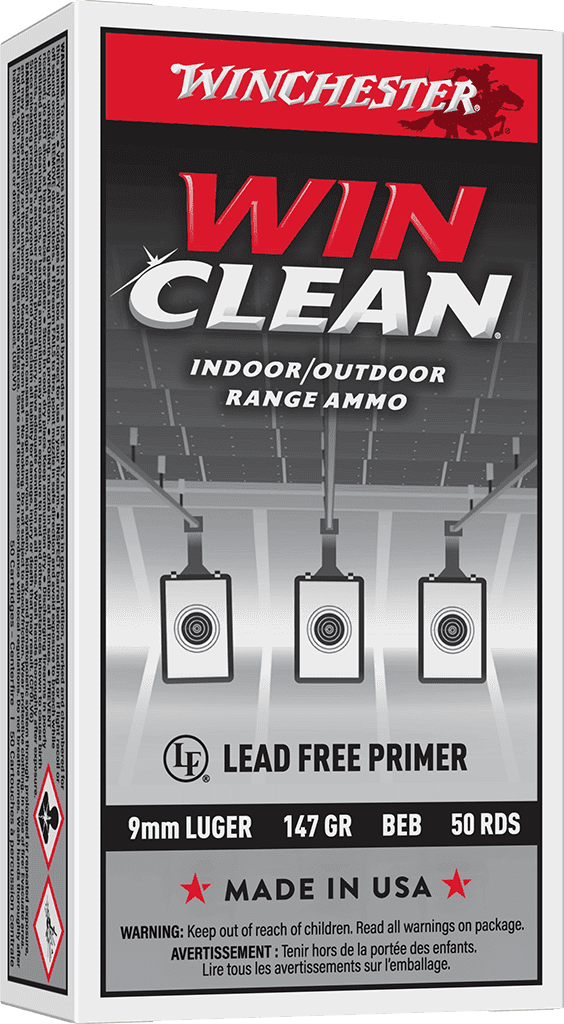 WINCHESTER 9 MM SUPER-X TARGET WINCLEAN 147 GR 50 RD/BX 10 BX/CS