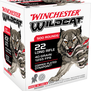 WINCHESTER 22 LR WILDCAT DYNAPOINT CP 40 GR 500 RD/BX 10 BX/CS