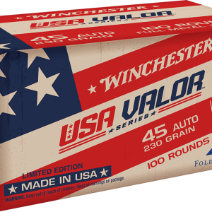 WINC USA VALOR 45ACP 230GR FMJ 100RD BX/500RD CASE