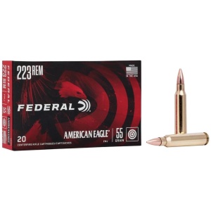 FEDERAL AE 223REM 55GR FMJ 20/BX 25BX/CS