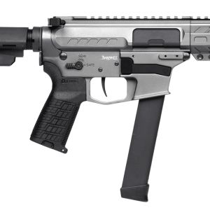 CMMG PISTOL, BANSHEE, MKGS, 9MM, 5", TUNGSTEN W/ADJ RIP BRACE
