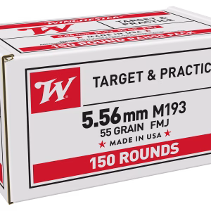 WINCHESTER LC USA M193 5.56 55G FMJ 150RD BX 600RD CASE