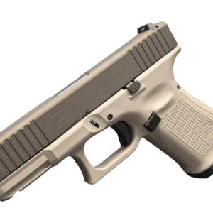 GLOCK 19 GEN 5 FS TAN/BRONZE TWO TONE 9MM PISTOL 4.02" FXD 5.5lb 3-15RD MAGS