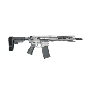 FOSTECH STEALTH RAPTOR 5.56 PISTOL 10.5" BARREL SBA BRACE SABRE GRIP ECHO II BINARY TRIGGER
