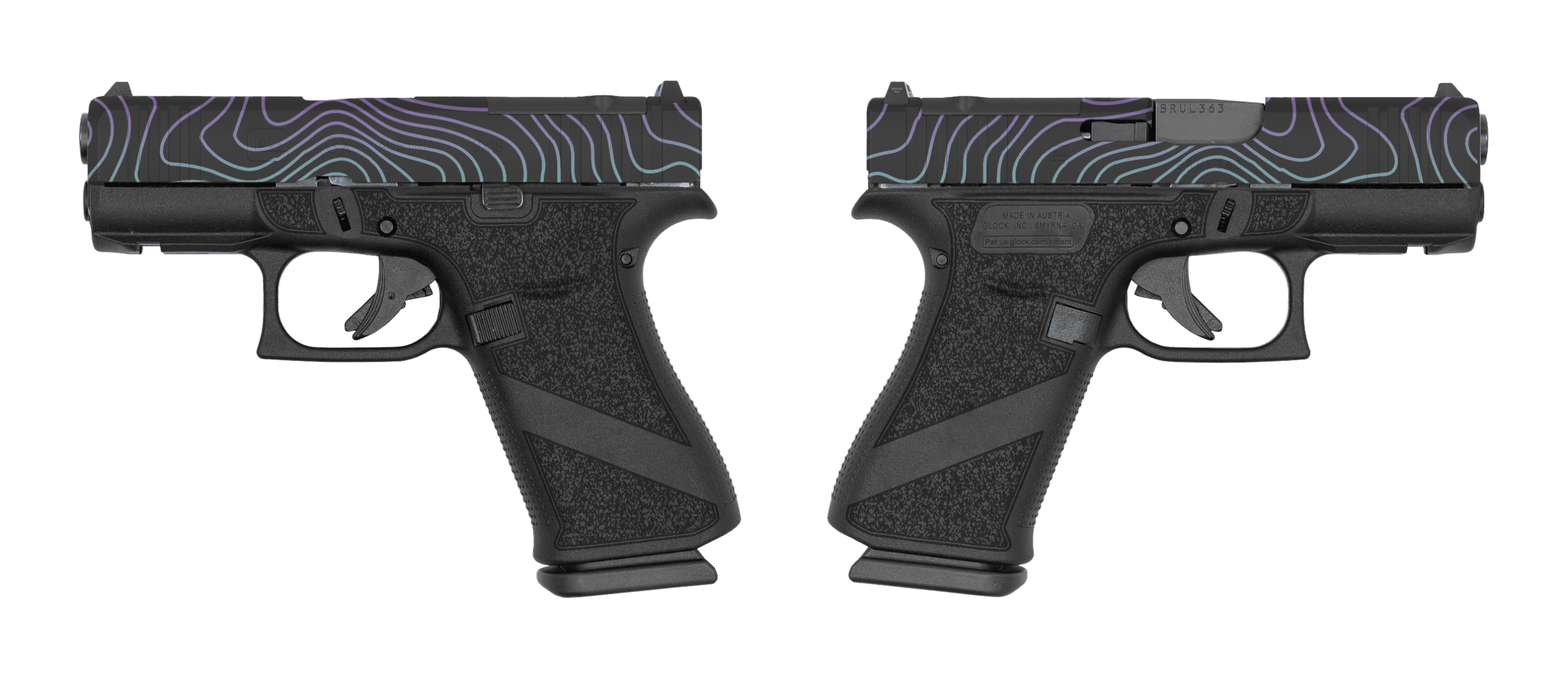 GLOCK 43X MOS TOPO 9MM PISTOL 3.39" FXD 5.5lb 2-10RD MAGS