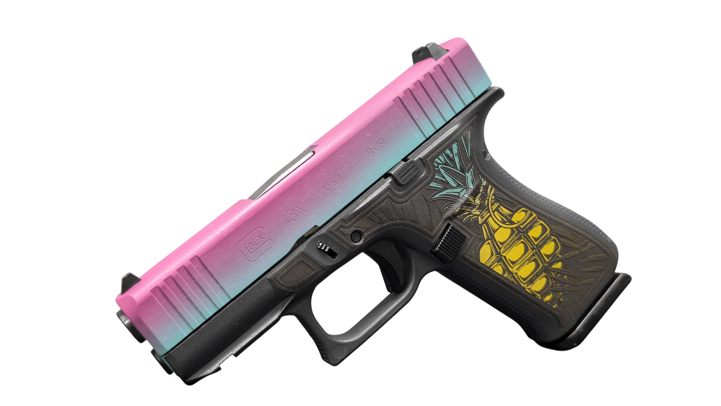 GLOCK 43X TACTICALOHA 9MM PISTOL 3.39" FXD 5.5lb 2-10RD MAGS
