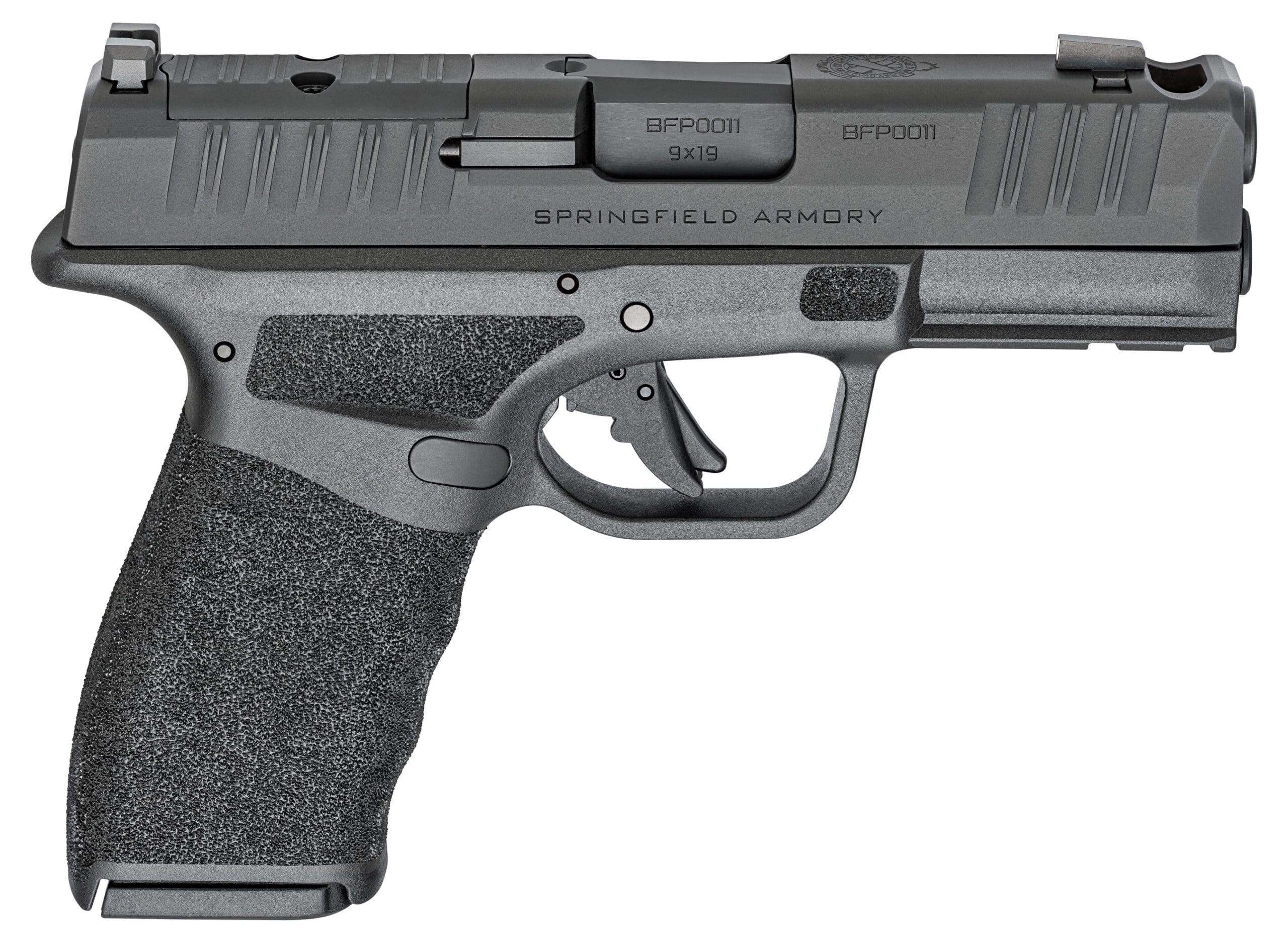 SPRINGFIELD ARMORY HELLCAT PRO COMP OSP 9MM PISTOL U NOTCH WHITE DOT 1-15RD 1-17RD MAGS