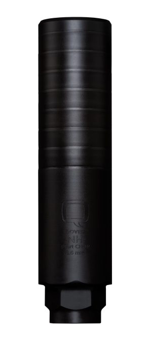 Q SHORT CHOP SUPPRESSOR 8.6 BLK SS 1.75" BLACK REAR END