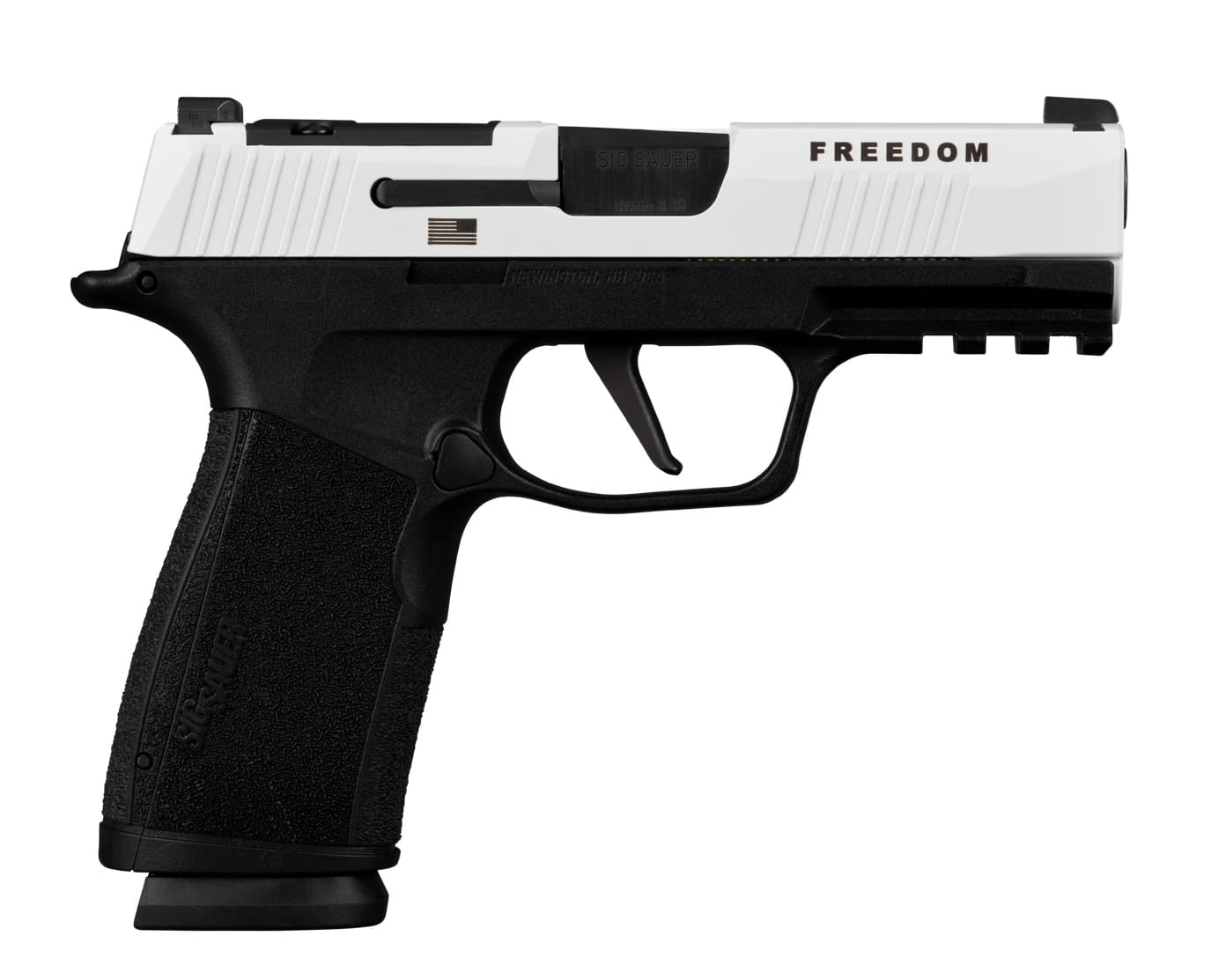 SIG SAUER P365 X-MACRO TURNING POINT 9MM PSTL 3.7"O.R. WHITE/BLACK 2-17RD MAGAZINES