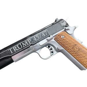 AMERICAN CLASSIC TROPHY 1911 45ACP 5" TRUMP GOLDEN ERA BLACK/SILVER 8RD