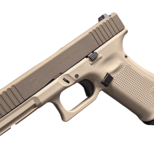 GLOCK 17 GEN 5 FS TAN/BRONZE TWO TONE 9MM PISTOL 4.49" FXD 5.5lb 3-17RD MAGS