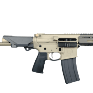 Q SUGAR WEASEL 300BLK SBR 7" W/ BRACE BLK/GRY 1-30RD MAGAZINE