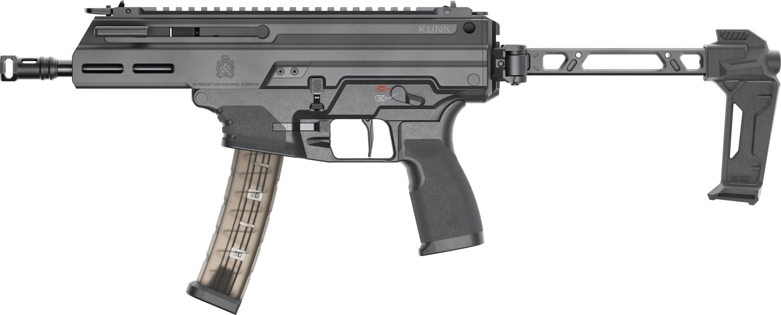 SPRINGFIELD ARMORY KUNA 40S&W 6.1" BK 30+1 BRACE