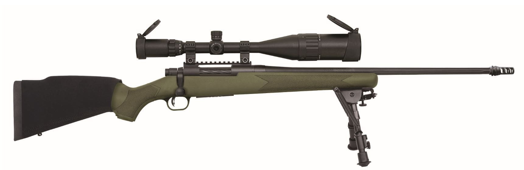 MOSSBERG PATRIOT 300WIN BL/ODG 24" SCPE