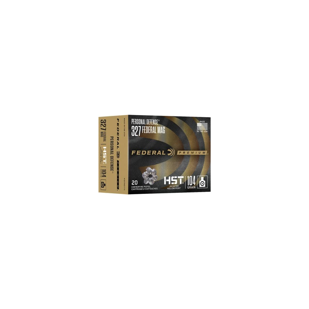 Federal 327 Federal Mag Ammunition Personal Defense P327HST1S 104 Grain HST Jacketed Hollow Point 20 Rounds - Image 2