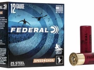 Federal 12 Gauge Ammunition Speed-Shok WF145BB 2-3/4" 1-1/8oz BB Shot 1500fps 25 Rounds