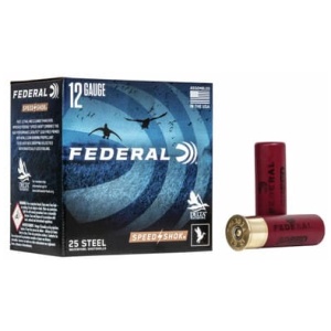 Federal 12 Gauge Ammunition Speed-Shok WF145BB 2-3/4" 1-1/8oz BB Shot 1500fps 25 Rounds