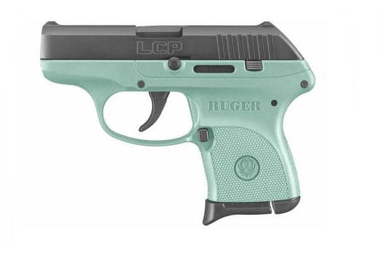 RUGER LCP 380ACP BL/TURQUOISE 6+1