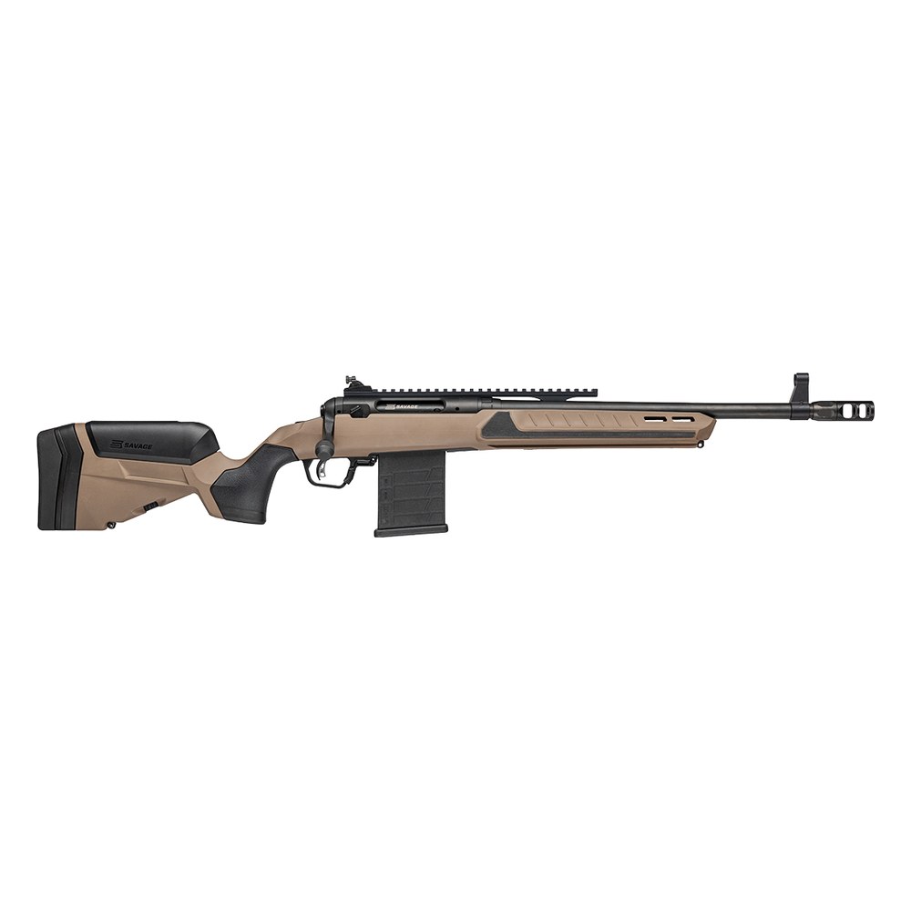 SAVAGE ARMS 110 SCOUT V2 350LEG FDE 16.5″