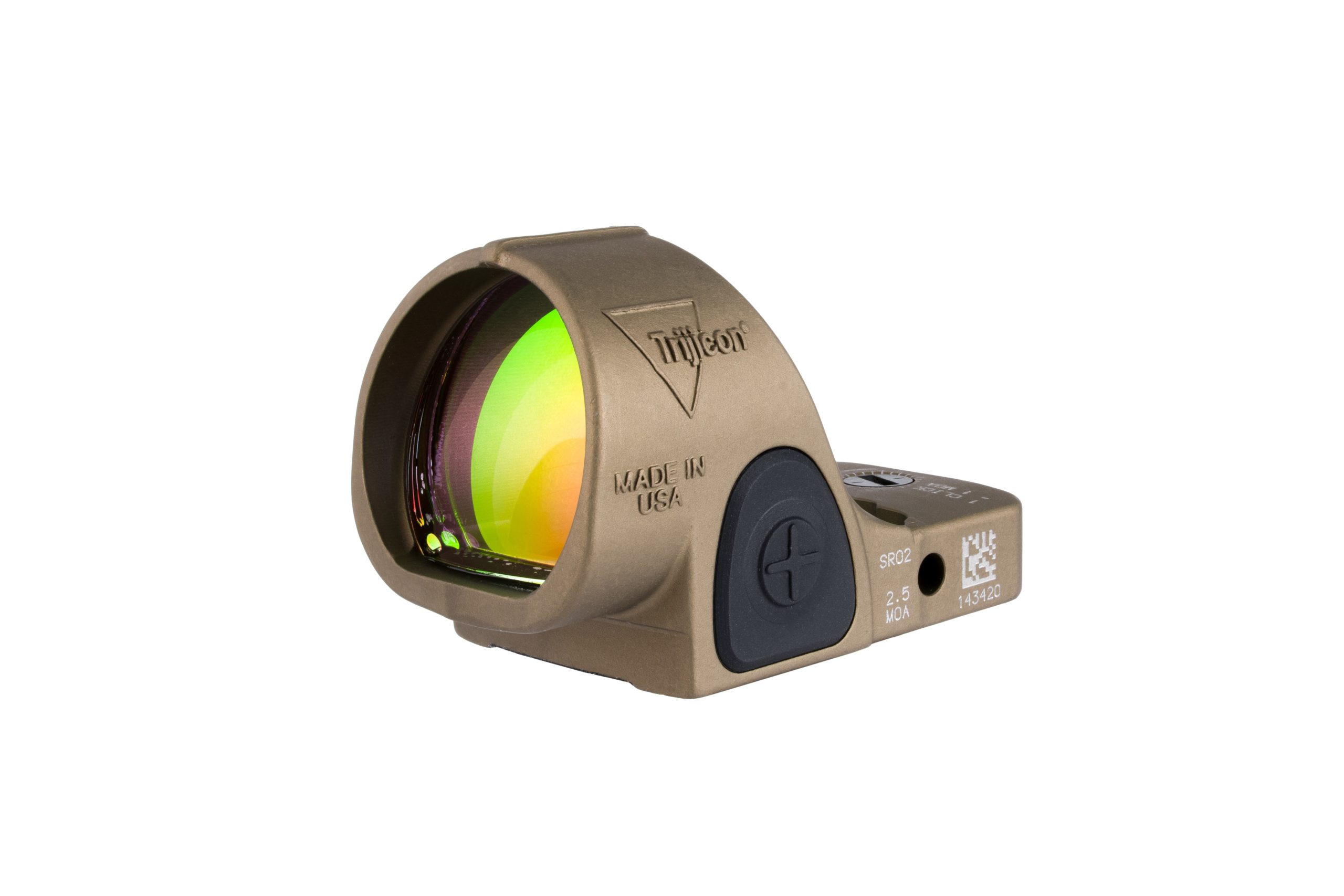 TRIJICON SRO ADJ SIGHT LED 2.5 MOA BRWN
