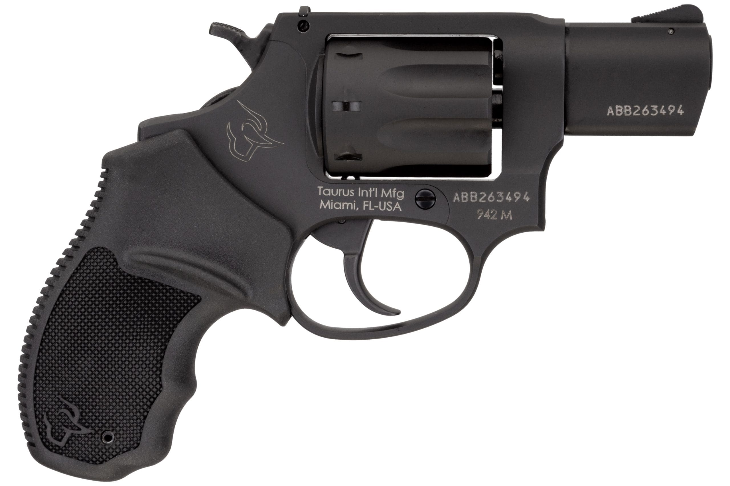 TAURUS 942 22MAG BK/BK 2" 8RD