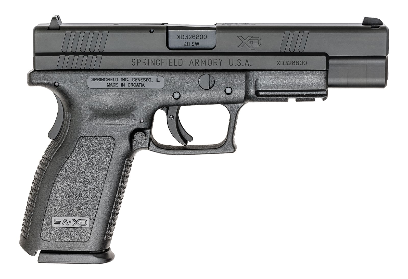 SPRINGFIELD ARMORY XD 40S&W BLACK 5" 10+1
