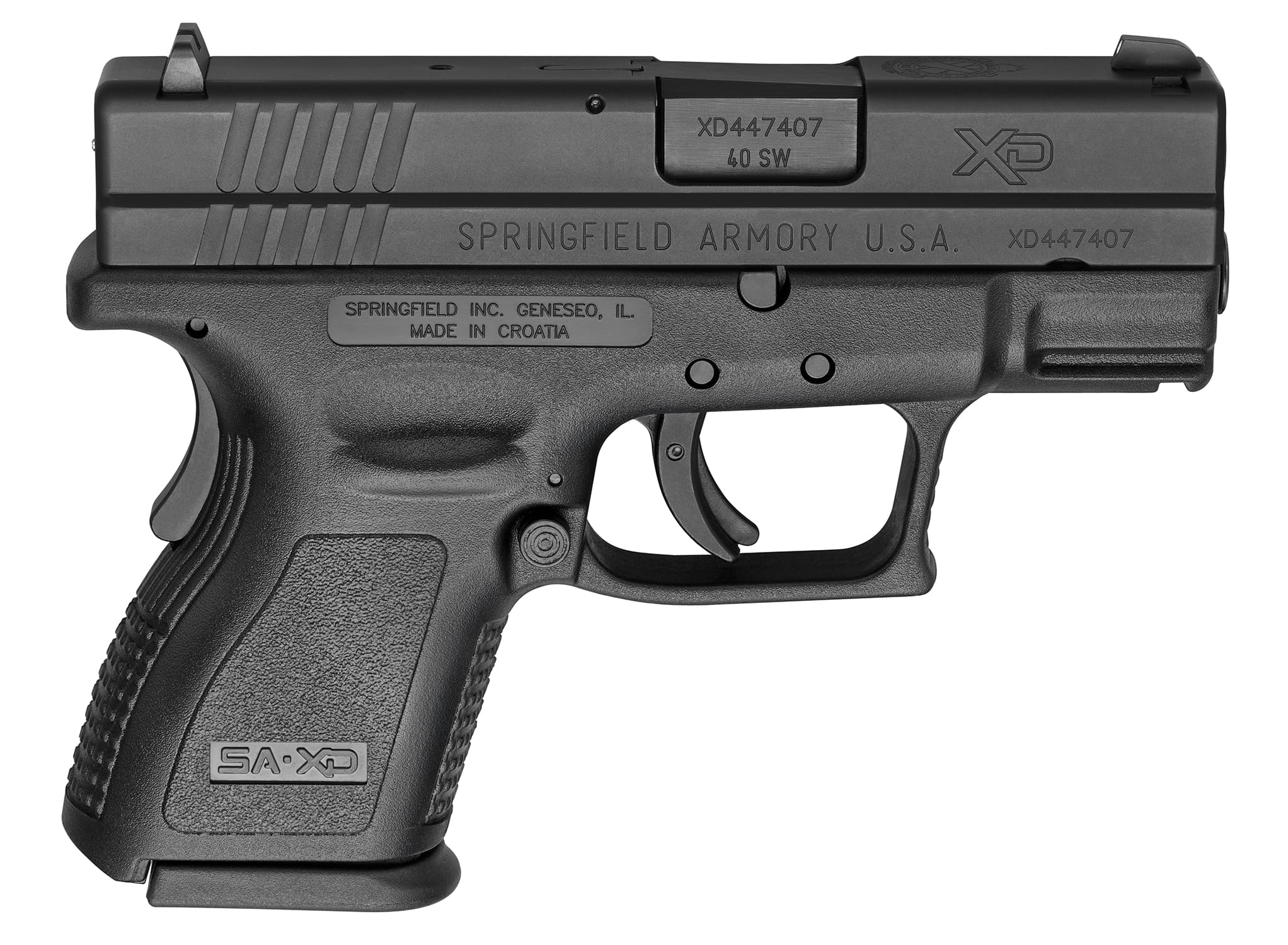SPRINGFIELD ARMORY XD SUB-COMPACT 40SW BLK 10+1