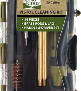 SPORT RIDGE CLEANING KIT - PISTOL 45CAL 14PC