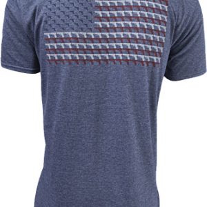GLOCK OEM HEATHERED NAVY - PISTOL FLAG T-SHIRT LARGE
