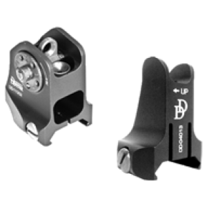 DANIEL DEF. RAIL MOUNT - FIXED FRONT/REAR SIGHT COMBO