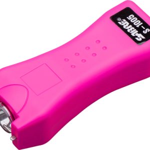 SABRE STUN GUN FLASHLIGHT MINI - W/HOLSTER 1.600uC PINK