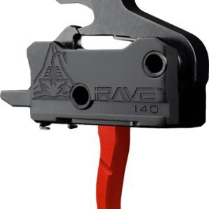 RISE TRIGGER RAVE 140 SST RED - 3.5LB AR-15 W/ANTI WALK PINS