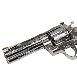 COLT CNC PYTHON DEEP ENGRAVED 357 MAGNUM 4.25" ROSEWOOD/PEARL GRIP