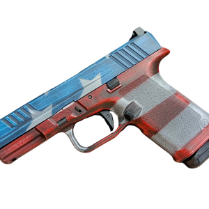 RUGER RXM 9MM PISTOL 4" AMERICAN FLAG O.R. 2-15RD MAGS - ORION EXCLUSIVE