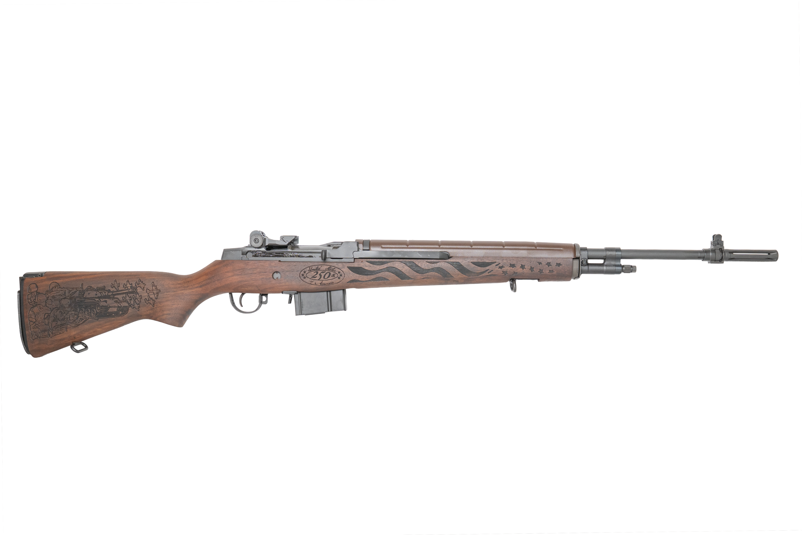 SPRINGFIELD ARMORY M1A 250TH ANNIVERSARY 308WIN WALNT ENGRAVED 22" BBL 1-10RD