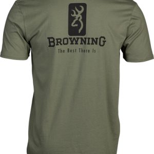 BROWNING SS T-SHIRT EMBLEM - MILITARY GREEN XLARGE